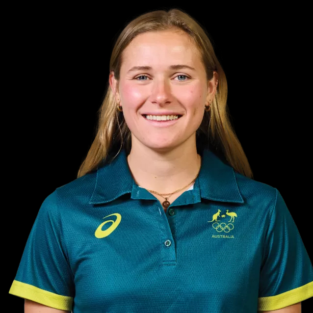 Kaitlin Nobbs in her Australian team uniform